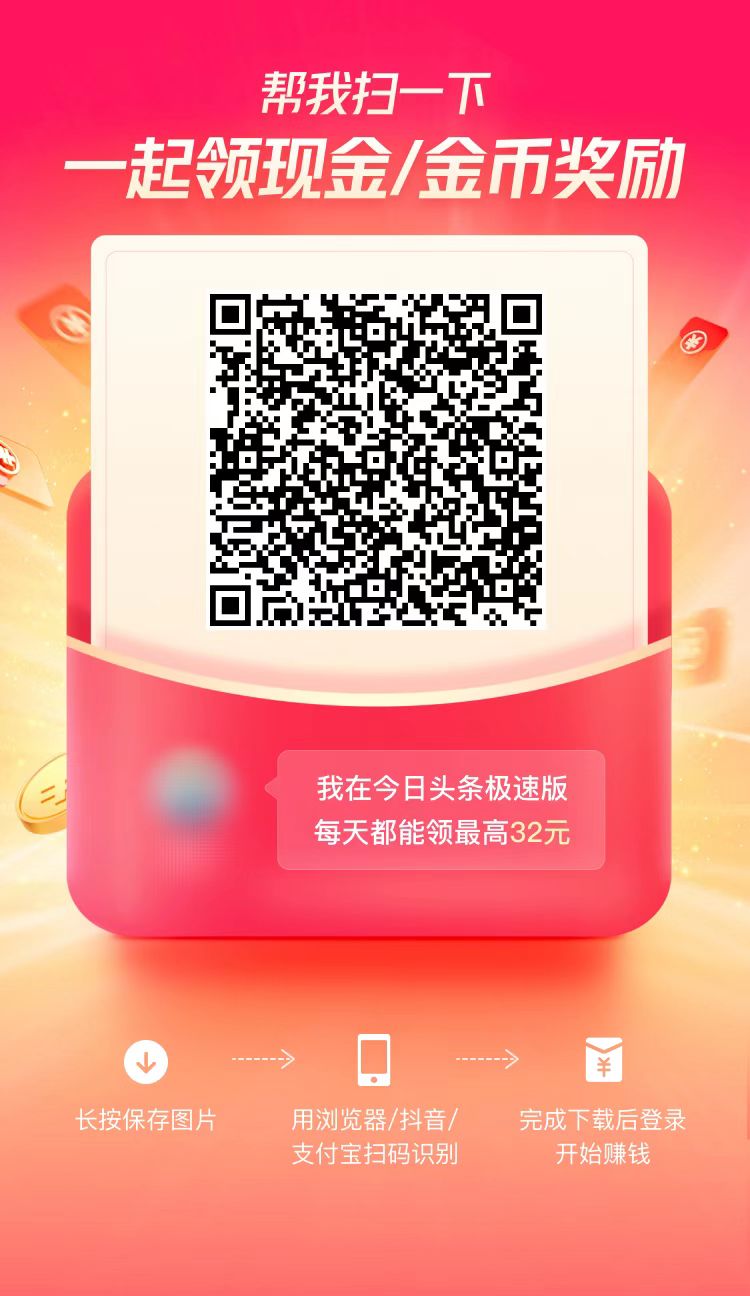 今日頭條的極速版二維碼圖片